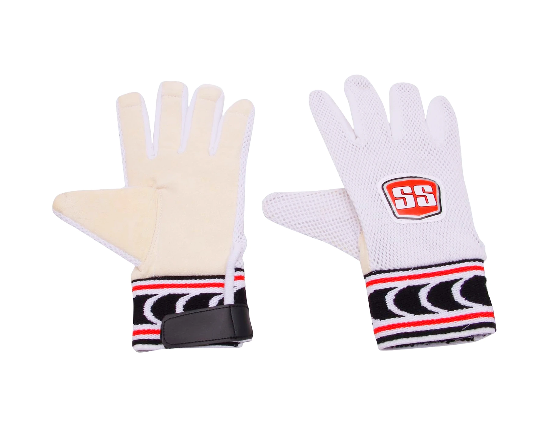 [CRICK-1008] SS Wicket Keeping Inner Gloves - Chamois Leather for Cricket